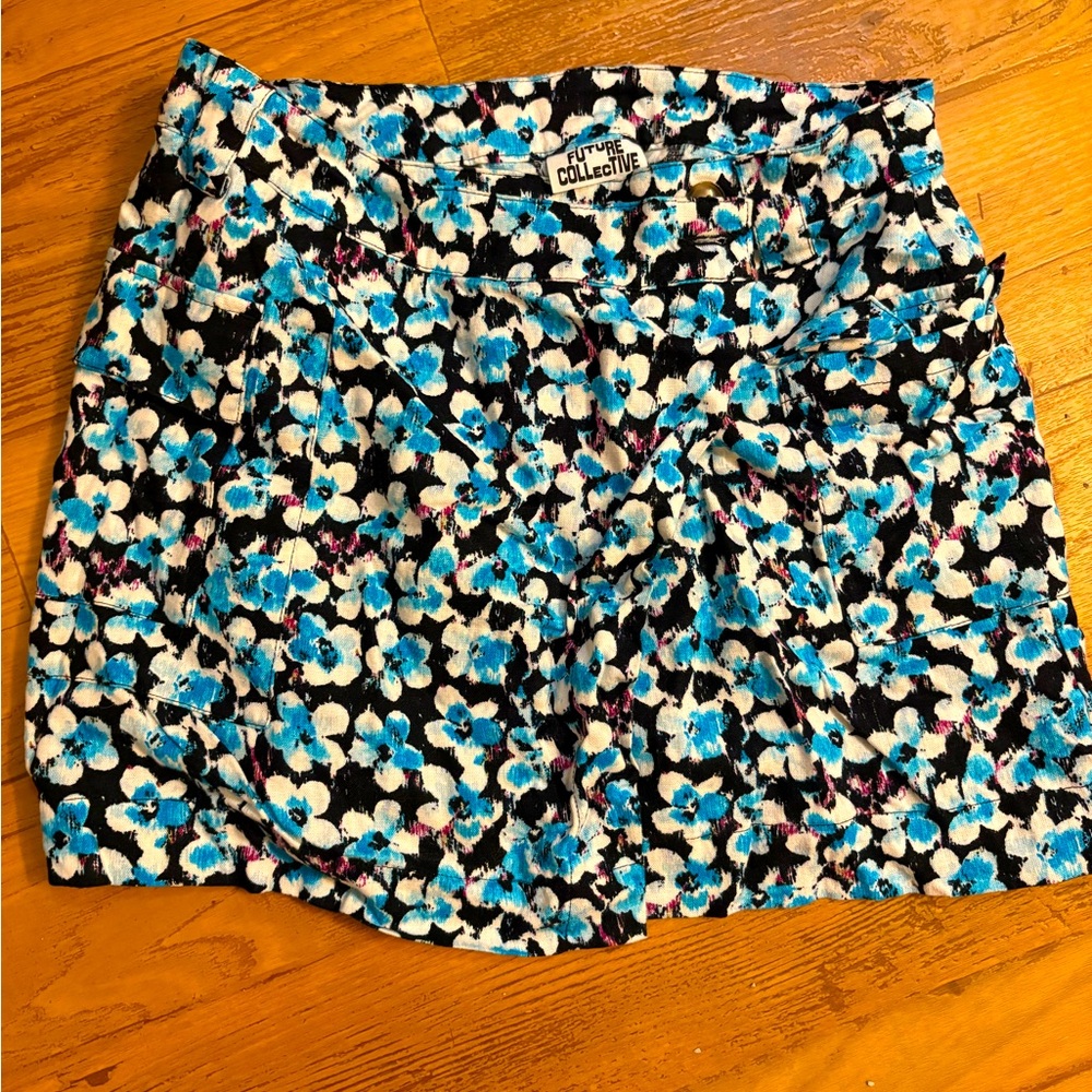 Future Collective wraparound floral skirt